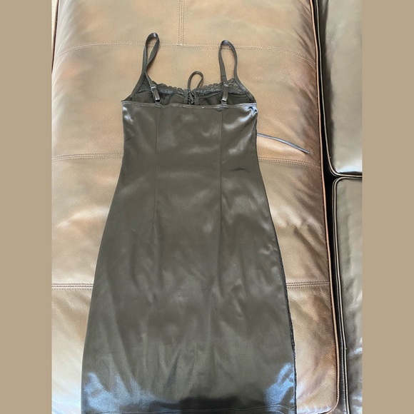 Tiger Mist Leather Bodycon Dress - Picture 3 of 6